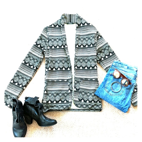 Patterned Blazer - Picture 1 of 3